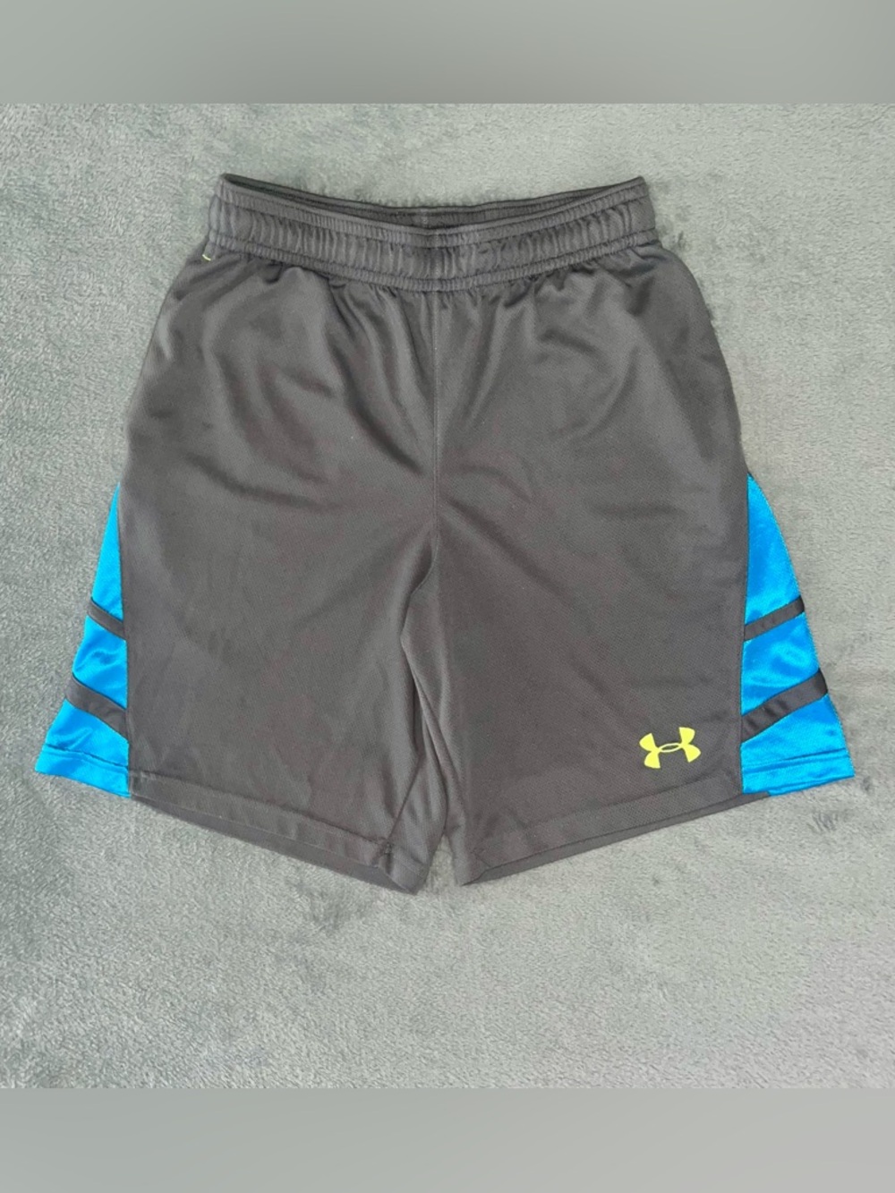 Men’s Under Armour shorts Grey/Teal-Blue/Green Athletic Size Medium